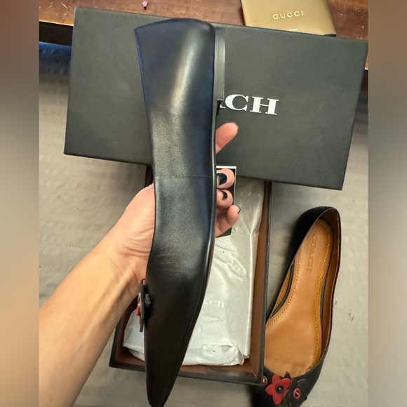 Coach Floral Appliqué Flat Shoes - Picture 12 of 14
